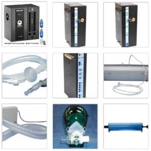 MP200 System + O2 & CO2 amps, Transducer amp, pneumotach & airflow accessories