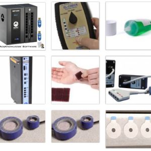 MP200 System + EOG Amp and reusable 4 mm surface electrodes