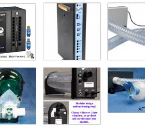 MP200 System + Gas Analysis System, Transducer amp, pneumotach & airflow accessories