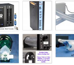 MP200 System + Gas Analysis System, Transducer amp, pneumotach & airflow accessories
