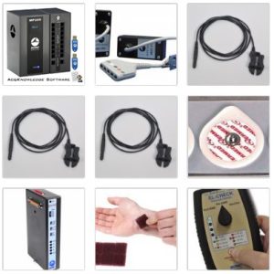 MP200 System + ECG amp, module extension cable & foam electrodes