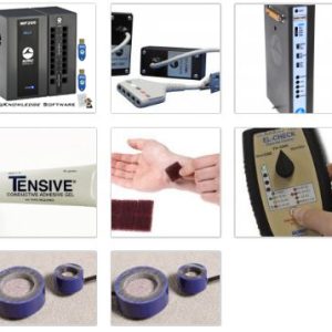 MP200 System + EMG amp & reusable 8 mm electrodes and gel