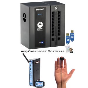 MP200 System plus wireless PPG with Pulse transducer