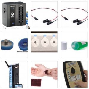 MP200 System + wireless EOG + 4 mm reusable electrodes