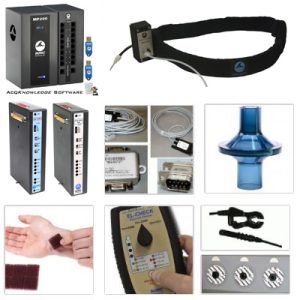 MP200 System + MRI amps, cables, and transducers for ECG and Respiration