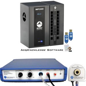 MP200 System plus NIBP200A animal tail BP module