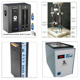 MP200 System + Tissue Bath with heater & Force transducer