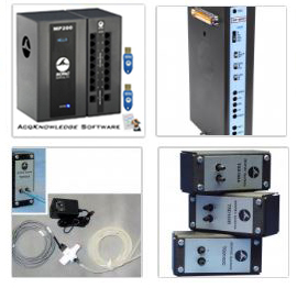 MP200 System + heated pneumotach 50 ml/sec & pressure transducer