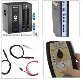 MP200 System + EOG amp & needle electrodes + impedance checker