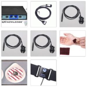 MP36R System plus leads, disposable foam electrodes, and respiratory effort transducer