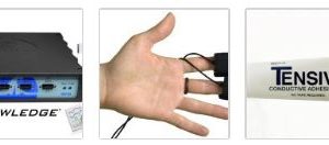 MP36R System plus EDA finger transducer & adhesive gel