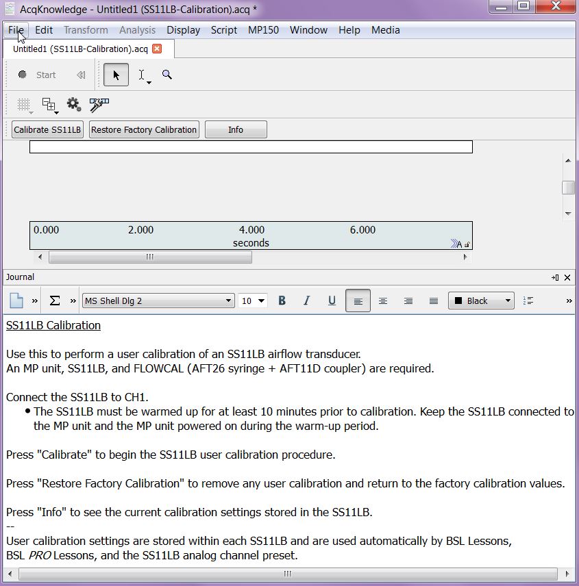 Calibration Kit for SS11LB