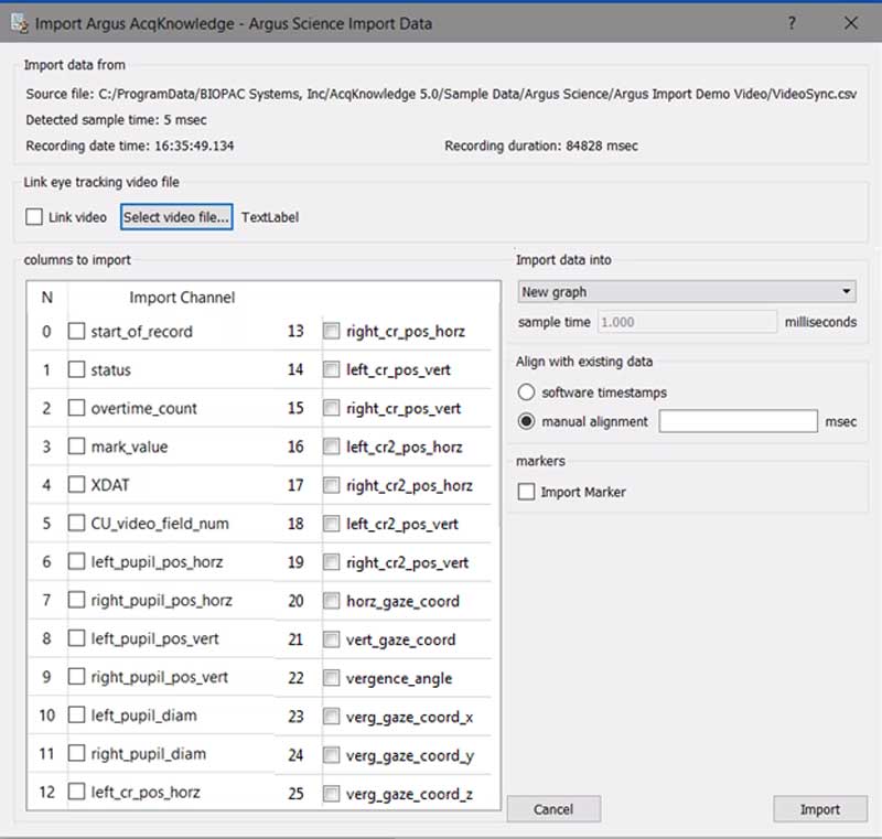 Eye Tracking Glasses ETV