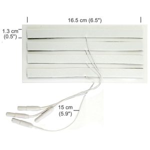 Impedance electrodes with leads