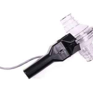 Pneumotach with tiered flow head