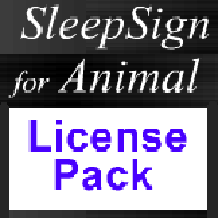 Sleep Sign for Animal license pack